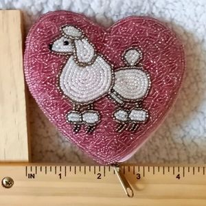 Beaded Poodle Coinpurse